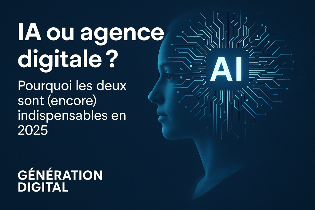 IA ou agence digitale ? Pourquoi les deux sont (encore) indispensables en 2025